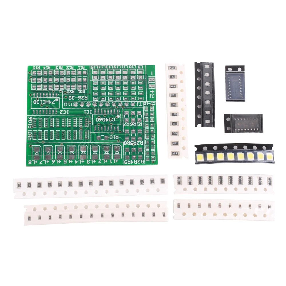 15 Ways LED Soldering Practice Board ZY-TP1801