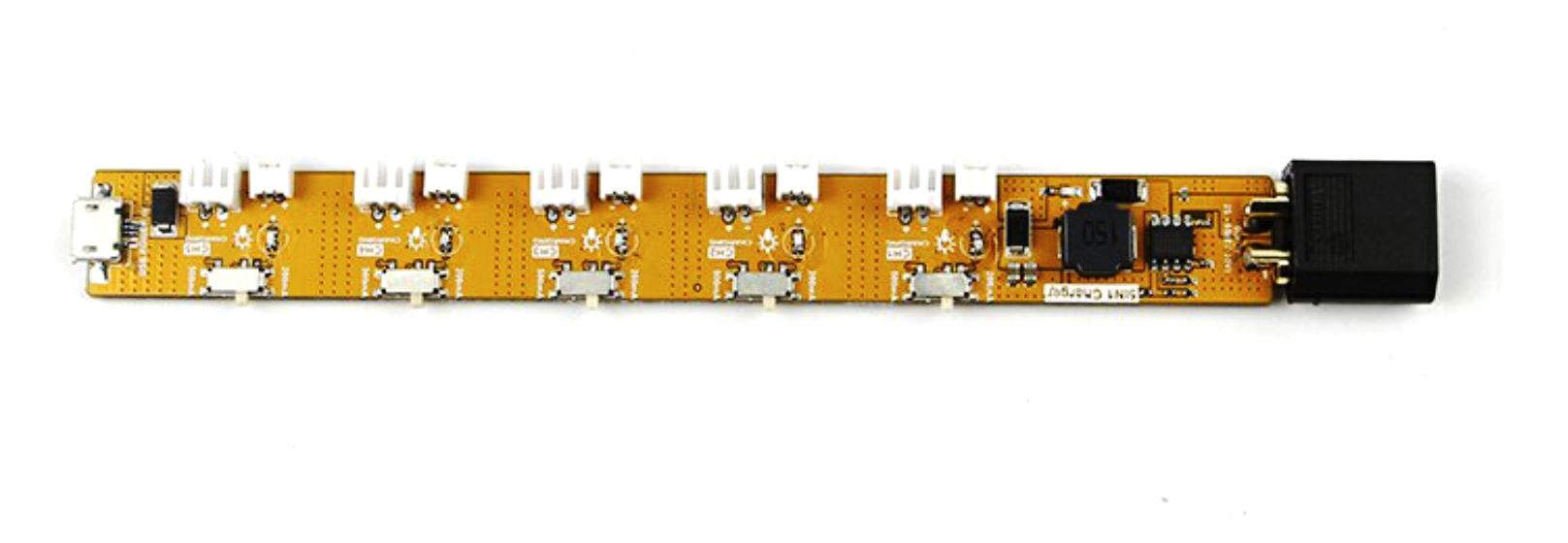 1S 3.7V 5-WAY USB Charger