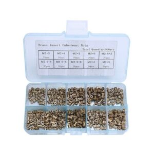 500pcs Knurl Nuts M2