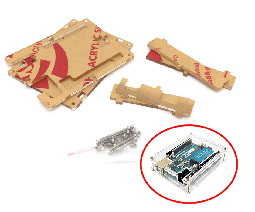 Arduino UNO R3 Acrylic Enclosure 79.5*64.5*21mm