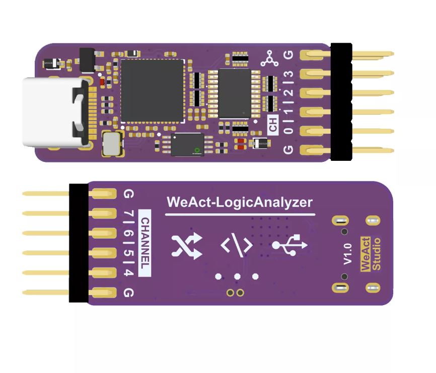 USB Logic Analyzer DLA Mini 24Mhz 8ch channels