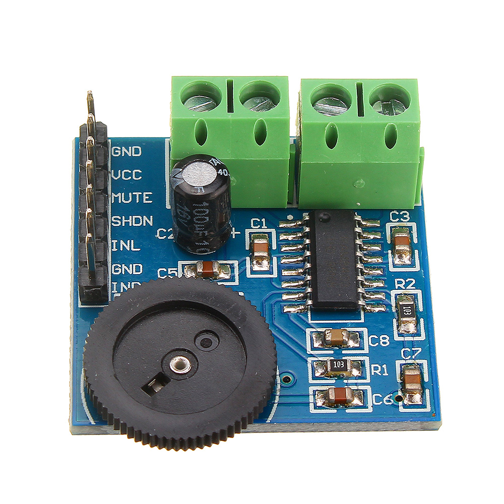 PAM8403 Volume Control 2-Channel 3W class D amplifier